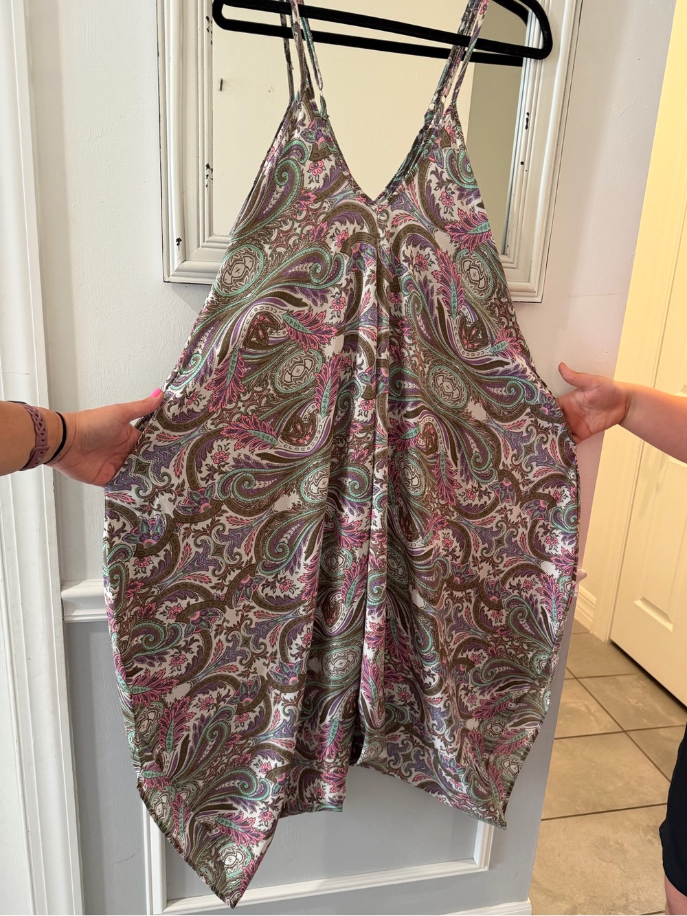elan Paisley Tent Romper
